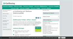 Desktop Screenshot of e-carsharing.net