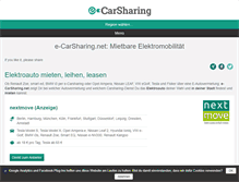 Tablet Screenshot of e-carsharing.net